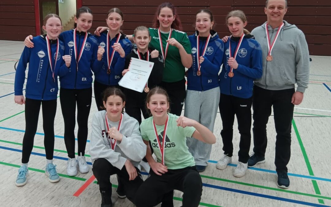 U14-Handballerinnen der DBS gewinnen die Bronzemedaille bei den Hessenmeisterschaften