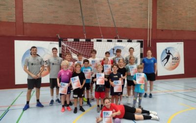 Handballangebot von der HSG Hungen/Lich bei den Ferienspielen in Hungen