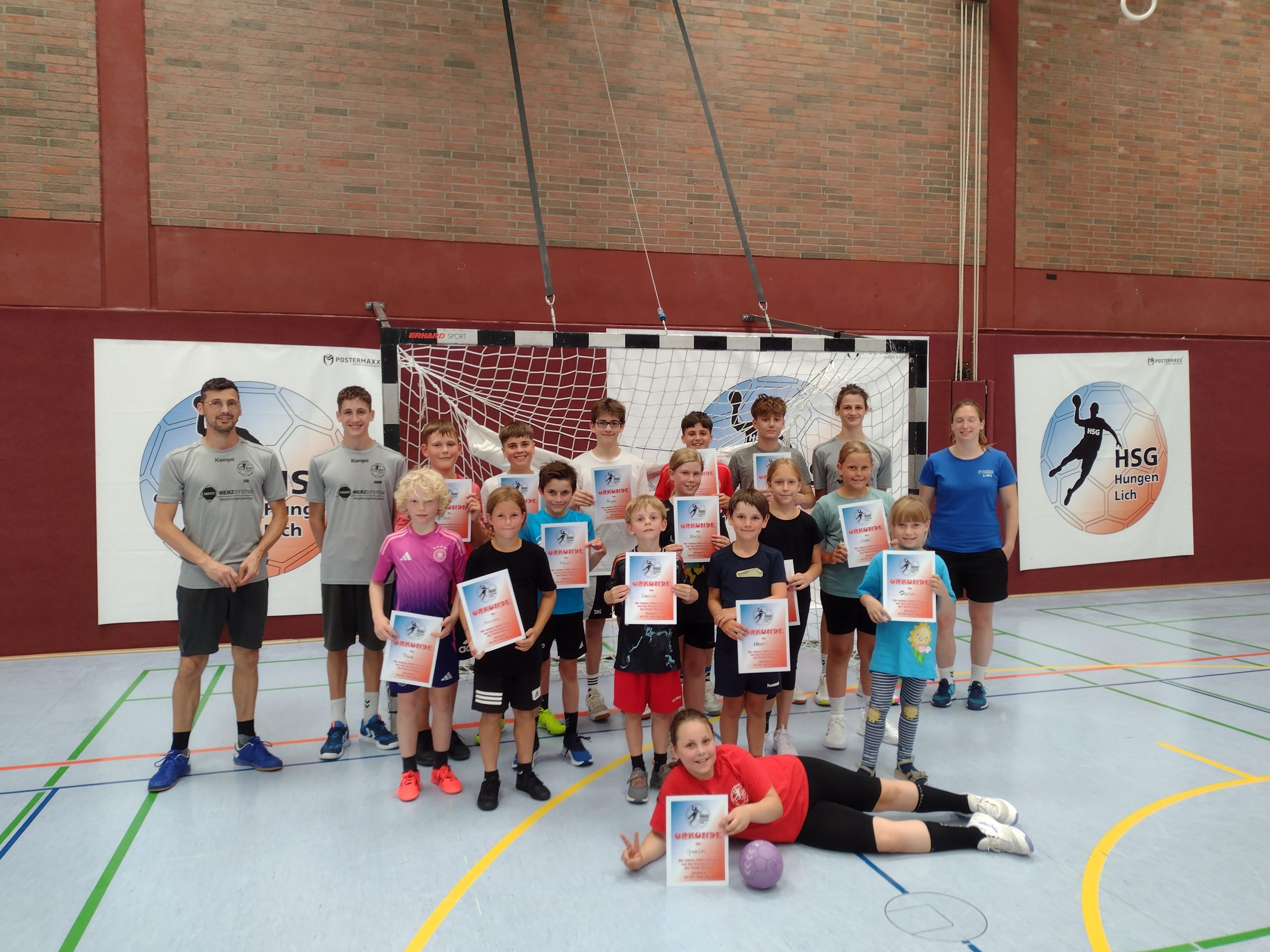 Handballangebot von der HSG Hungen/Lich bei den Ferienspielen in Hungen